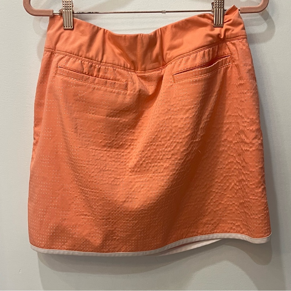 Adidas Golf Rangewear coral pink orange active Skort Size small - Picture 4 of 7
